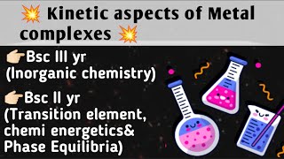 Bsc 3rd year  Bsc 2nd year NEP Topic Kinetic aspects of Metal complexes [upl. by Yznil]