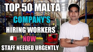 50 Malta Companys Offering JobsList Of Malta Companys Hiring Now [upl. by Manlove]