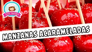 MANZANAS ACARAMELADAS SUPER FACIL [upl. by Euqinwahs]