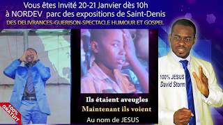 Atmosphère de Miracle avec David Storm à Nordev St Denis 20 et 21 janvier 2018 10h [upl. by Adim122]