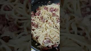 PASTA Smoked Longganisa in garlic and oil [upl. by Miett]