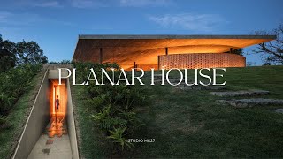 House Design With Concrete Roof Covered In Grass Blends Seamlessly With The Surrounding Landscape [upl. by Oetam]