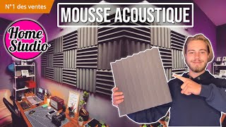 Home Studio Installer sa MOUSSE ACOUSTIQUE UNBOXING [upl. by Arag181]