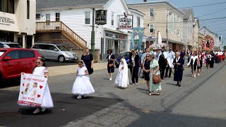 St Anthony of Padua Church Fall River Procession an Azorean Tradition [upl. by Feld727]