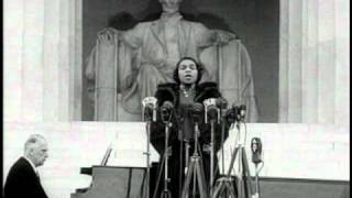 quotMarian Anderson Sings at the Lincoln Memorialquot Newreel Story [upl. by Popelka]