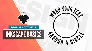 Inkscape Basics Wrapping Text Around A Circle [upl. by Yenwat769]