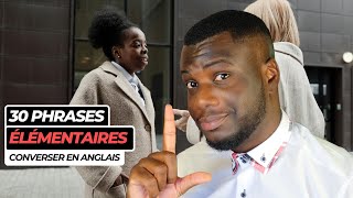 30 expressions pour débutants en anglais  English conversation [upl. by Ennovihc]