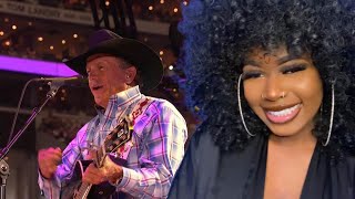 FIRST TIME REACTING TO  GEORGE STRAIT quotCHECK YES OR NOquot REACTION [upl. by Itsrik396]