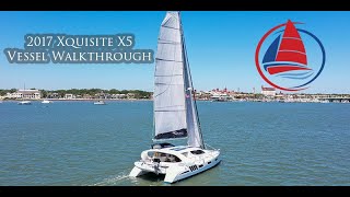 Xquisite X5 Catamaran For Sale  Vessel Walkthrough [upl. by Carlo]