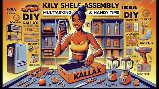 DIY IKEA Kallax Shelf Assembly  No Hammer Multitasking amp Handy Tips from Kimondo Missy [upl. by Samau26]