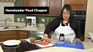 Homeleader Mini Chopper Review  5 Cup Mini Food Chopper  Amy Learns to Cook [upl. by Darline]