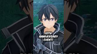 All Sword Art Online Games 10th Anniversary Event News anime gaming kirito swordartonline [upl. by Clair]