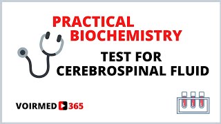 03 TEST FOR CSF  BIOCHEMISTRY PRACTICAL [upl. by Boucher]