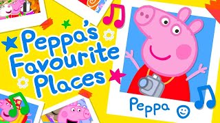 Peppa Pig  Peppas Favourite Places Official Music Video [upl. by Corrie]