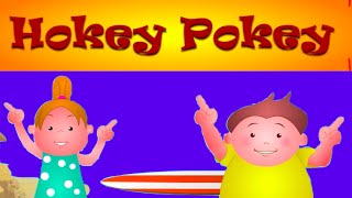 Hokey Pokey Song With Lyrics  Nursery Rhymes For Children [upl. by Ahsekin869]