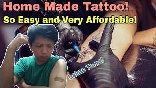 Fake Tattoo  HOW TO MAKE A SIMPLE TATTOO MADE BY A PLASTIC [upl. by Alaric351]