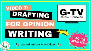 How to Draft an Opinion Essay for 4th Graders  Video 7 [upl. by Yecniuq274]