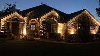 How to install uplights on your house  Wall wash lights  Landscaping lights [upl. by Rednaxela]