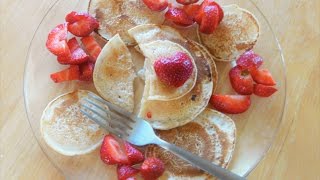 Classic Five Ingredient Pancake Batter Recipe Veganized [upl. by Attennod117]