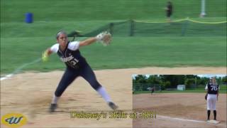 Delaney Smiths Softball Skills Video  2019 3BSS  Newtown Rock 18Gold [upl. by Ardin]