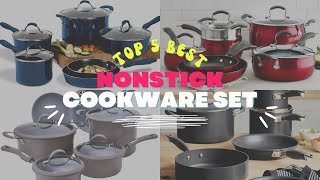 Top 5 Best Induction Cookware Set Review  Best Nonstick Cookware Sets 2024 [upl. by Knipe]