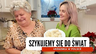 Wigilijne Zakupy Moja Polska Teściowa Kuchnia babci Jadzi Ukrainka w Polsce Elena i Waldek [upl. by Nilpik]