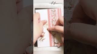 ASMR collage  postcard  粉紅色色塊明信片 手帳拼貼  緋緋FiFi 紙膠帶 asmr 拼貼 asmrjournal journalwithme [upl. by Lammond]