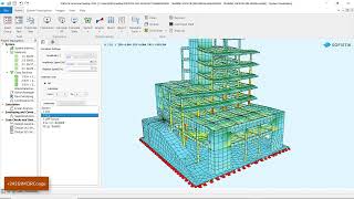 SofistiK Analysis and design 2023 for Revit part 3 applied loads on the BIM model [upl. by Houghton]