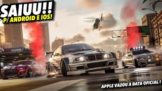 SAIUUU DATA DO LANÇAMENTO OFICIAL DO NOVO Need For Speed Zeal PARA ANDROID E IOS APPLE o ANUNCIA [upl. by Okiman]