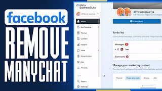 How To Remove ManyChat From Facebook Page 2024 Simple Tutorial [upl. by Bealle]