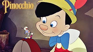 Pinocchio 1940 Disney Animation Film  Review [upl. by Nnylharas]