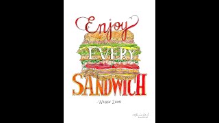 Warren Zevon quotEnjoy Every Sandwichquot [upl. by Alisun]