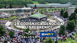 Srebrenicki Inferno 2023  28 godišnjica genocida u Srebrenici  Video HELIFILM i BHRT [upl. by Alihet415]