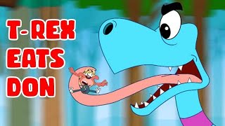 Rat A Tat  Dinosaur Eats Don amp More TRex Fun  Funny cartoon world Shows For Kids Chotoonz TV [upl. by Giddings776]