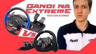 Logitech G29 contra Thrutmaster T150  Qual o melhor [upl. by Garling]