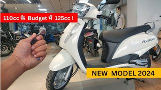 Suzuki Access 125 2024 Base Model Review  New Updates  Features  OnRoad Price [upl. by Marji]