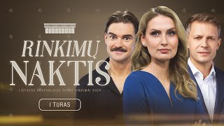 SEIMO RINKIMŲ NAKTIS 2024  Andrius Tapinas Rima Urbonaitė ir Paul de Miko  RINKIMAI Laisvės TV [upl. by Ganiats]