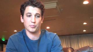 Miles Teller Talks Whiplashquot and quotDivergentquot at the Sundance Film Festival [upl. by Ientruoc]