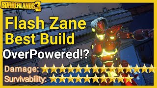 Borderlands 3 Flash Zane Build Best Zane Build for Damage Speed and Survivability  Save File [upl. by Moorish]