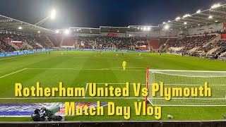 Rotherham United 01 Plymouth Argyle Vlog  202324 [upl. by Nitsreik]