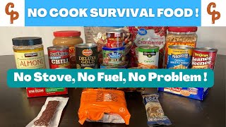 Emergency Survival Food For Your Prepper Pantry No Cooking [upl. by Eatnwahs793]