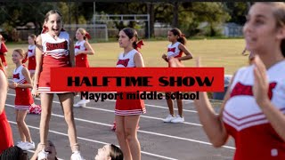 Mayport middle ￼ school halftime show ￼ [upl. by Ardnahsal]