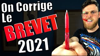 BREVET 2021  Correction de la partie Grammaire et Compétences Linguistiques [upl. by Munson]