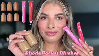 NEW RHODE POCKET BLUSHES amp LIP TINTS [upl. by Duer]