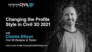 Changing the Profile Style in Civil 3D 2018 2019 2020 2021 [upl. by Leahcim911]