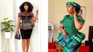 Trendy amp Latest Ankara Peplum Gown Styles African Print Styles For Ladies 2024 Ankara Dress Styles [upl. by Frederik]