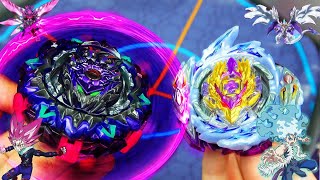 VARIANT LUCIFER vs RAGE LONGINUS Lui VS Lean Beyblade Burst Sparking ベイブレードバーストEpi 16超王 [upl. by Lontson]