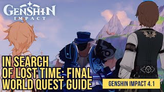 In Search Of Lost Time Final World Quest Guide  Retrieve Broglies Sunken Data  Genshin Impact [upl. by Aloz]