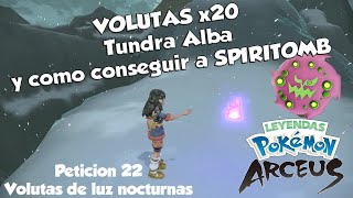 VOLUTAS de Tundra Alba en POKEMON ARCEUS y conseguir a SPIRITOMB [upl. by Ellerehc]