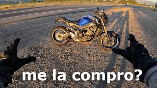 Probando la Yamaha mt09 v3 por primera vez  Greg Biker [upl. by Jt]